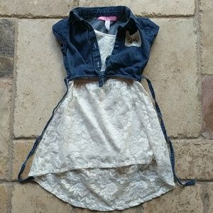 Denim and Lace 4T girla dress